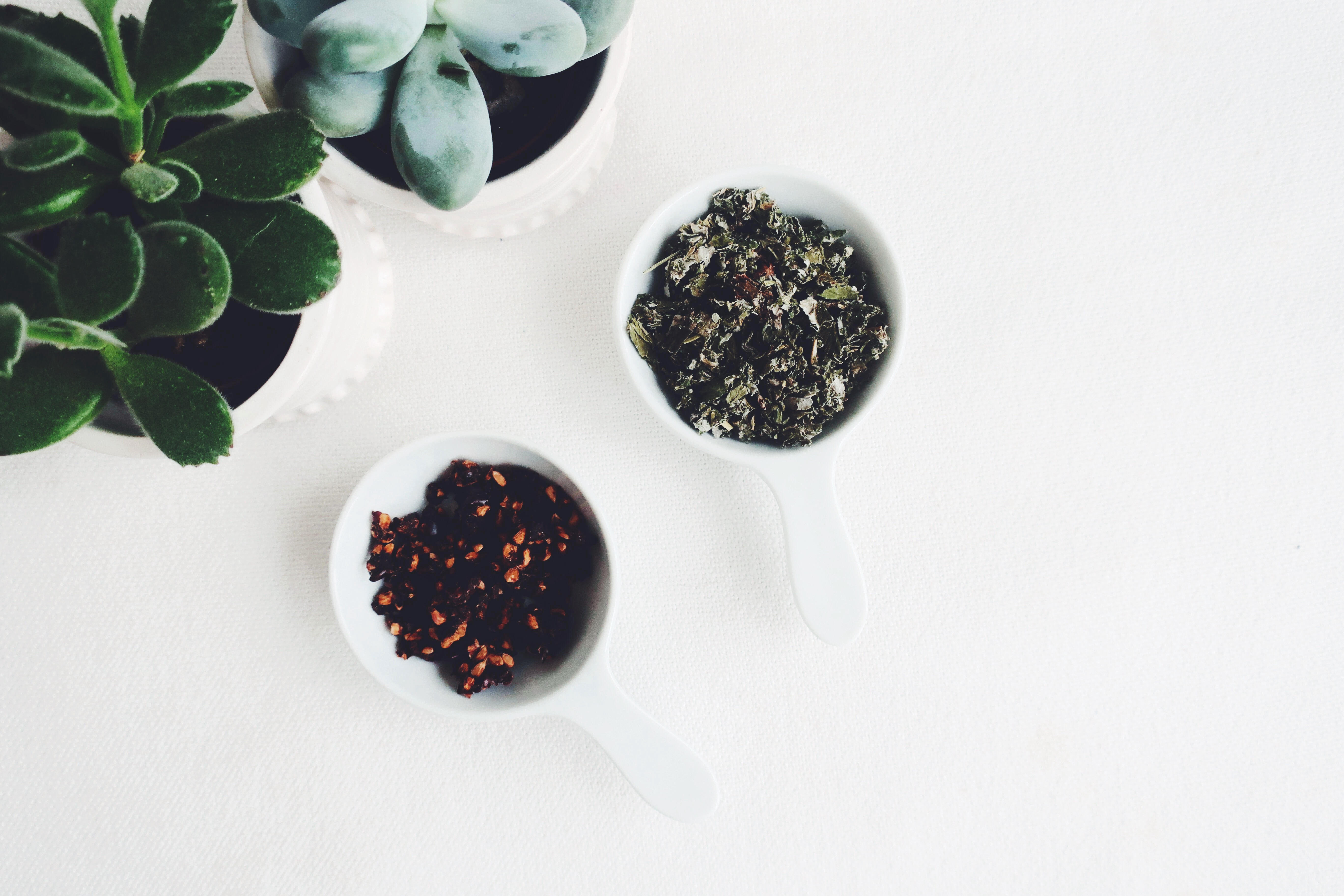 rosehip tea and red raspberry leaf tea